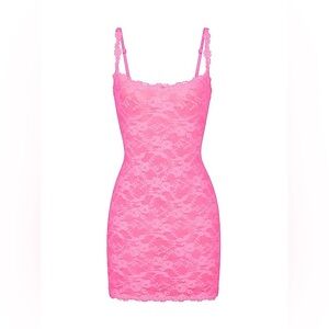 NEW Skims Stretch Lace Mini Dress Medium